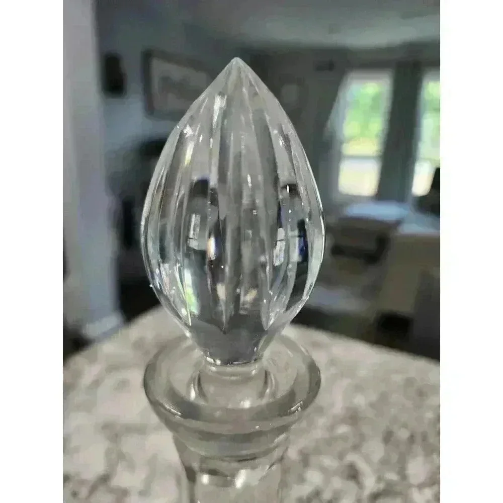 Vintage Heavy Crystal Glass Decanter